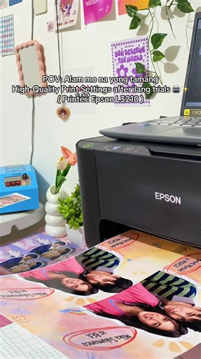 After doing printing business for 1 year… nakuha ko na yung tamang high-quality settings ng Epson L3210🖨️✨ #epsonl3210 #howtoprint #borderlessprinting #epson #fyp
