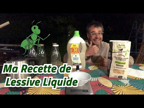 Recette rapide Lessive Liquide faite maison