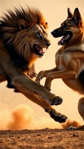 “Dog vs Lion – An Unexpected Wildlife Encounter | Animal Show’s”