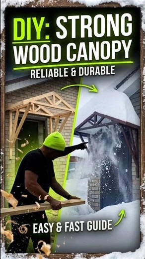 homemade canopy over the door