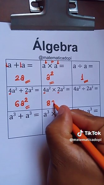 Álgebra básica #aula #matemática #escola #aprender