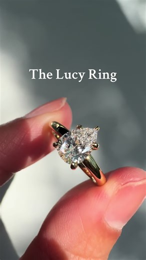 Our client’s original ring was outdated so we customized the Lucy Ring to fit their stone. And it came out perfect and timeless! #snsthelucyring #solitairering #timelessring