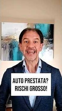 Si può guidare un'auto intestata ad un'altra persona? #shorts
