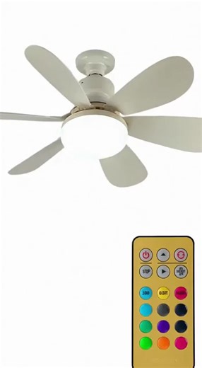 Smart Ceiling Light Fan with LED Control