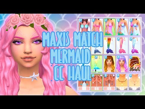 Maxis Match MERMAID CC HAUL! |The Sims 4 Island Living CC