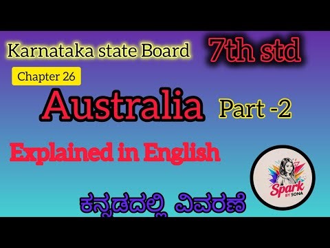 🌏 Australia – Introduction & Physical Features (Part 1) | 7th Std Geography | Spark by Sona