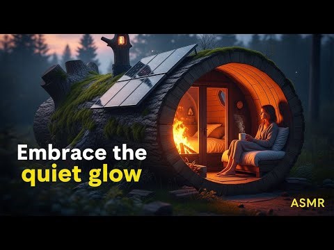 Hidden Cabin in Hollow Tree Trunk || New 2026 || Video 64 || shorts