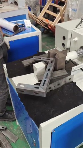 Angle iron bending machine #machine