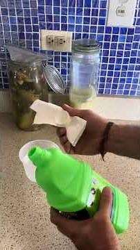 Refill a Swiffer Wet Jet bottle. How to. 2 methods in under 10 seconds.