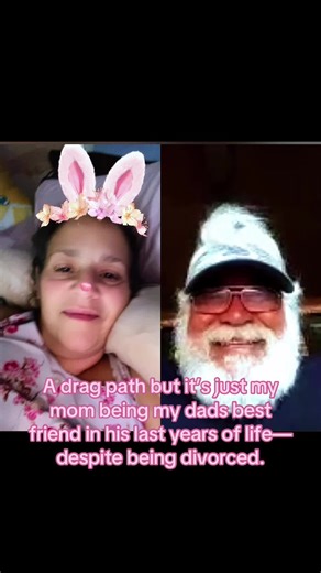 “True love never dies”!!! They loved calling each other on Facebook video calls and using those funny/cute filters 😭😭😭 #dragpath #ripdad