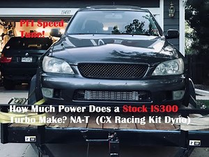 How Much Power does a NA-T Stock IS300 Make? PFI Speed Dyno Tune