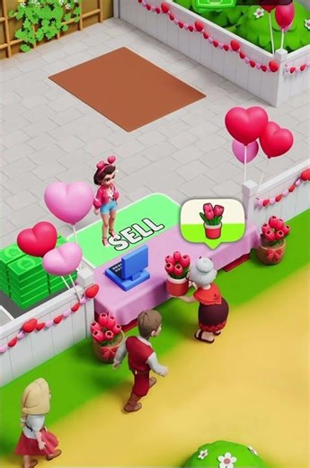 Permainan menjual bunga #gameandroid #game #flowers