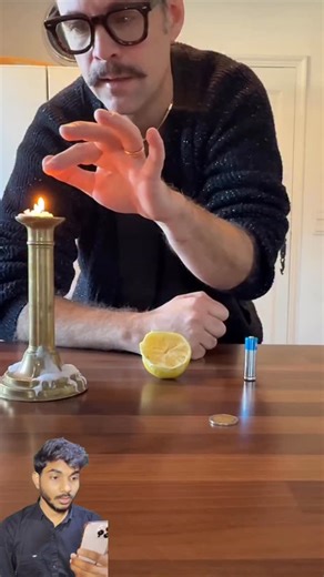 Rishi Kumar on Instagram: "Battery and coin magic experiment 😱🔥l #experiment #science #tiktok"