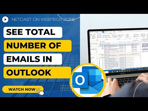 How to See How Many Emails you Have in Outlook | See Total Number of Emails in Outlook