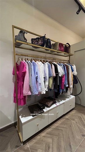 From Raw Space to Luxury Boutique: A Stunning 2025 Transformation ✨🧥 #interiors