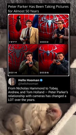 Peter Parker cameras through time