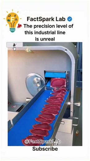 🥩 How an industrial meat slicing machine works