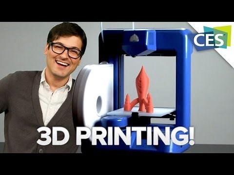Make Anything with this Amazing 3D Printer from CES 2013