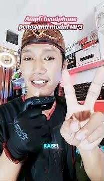 Hifi headphone amplifier bisa juga untuk modul MP3 suara jernih dan tebal #ampliheadphone #modulmp3