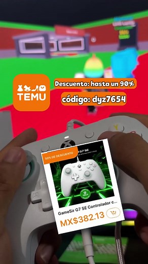 🎮 ¡El mejor control para Xbox y PC está en Temu! Gamesir G7 SE: autorizado por Xbox, con joysticks Hall Effect y calidad brutal. 👇 Consíguelo así: 1️⃣ Descarga la app Temu 2️⃣ Usa el código: dyz7654 ¡No te lo pierdas! 🚀 #gaming #setup #gamer #controles