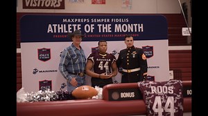 Killeen High School football player presented Marine award