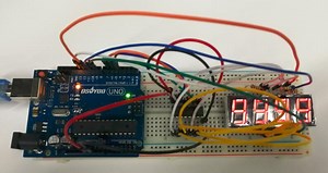 Arduino 74hc595 7 Segment 4 Digit Code