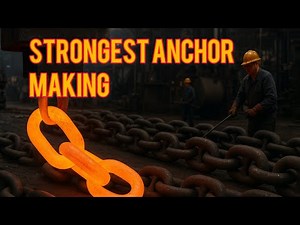 How the STRONGEST Anchor Chains Are Made in the Factory ⚙️🔥 | Extreme Metal Forging