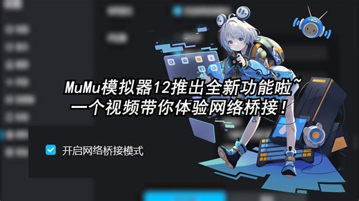 Mumu模拟器12新功能！网络桥接功能的配置及应用演示！