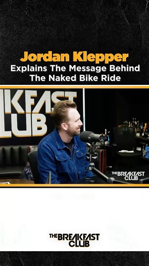 The Breakfast Club on Instagram: "🚨 @jordanklepper’s new comedy special, The Daily Show Presents: Jordan Klepper Fingers the Pulse, airs on 12/8. He’s also hitting the road to talk politics around the country and breaks down the message behind the ‘Naked Bike Ride’ scene."