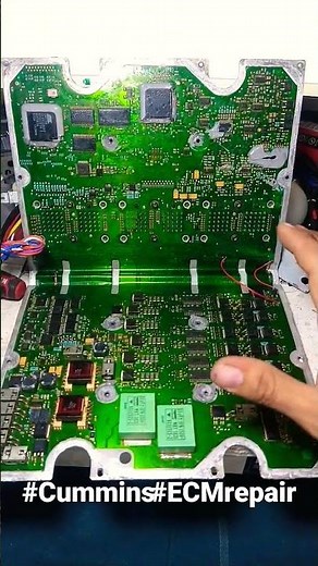 Curso Reparación Módulos Cummins #cummins #ecm #reparacion #simulador