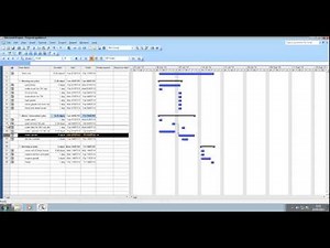 3 Microsoft Project - Sequential Order