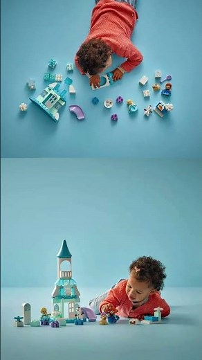 10455 LEGO DUPLO Disney Frozen Castle Party! Anna, Elsa, Olaf & Magical Light Brick for Toddlers set