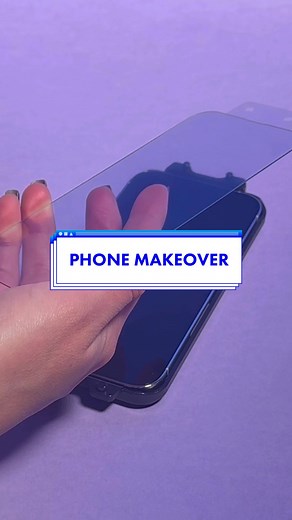 Phone makeover using our screen protector and phone cases #PhoneProtection #ScreenProtector #PrivacyScreen #Tech #iPhone #Cases