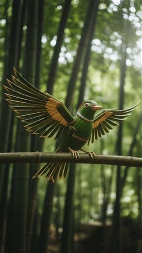 How to make birds created bamboo