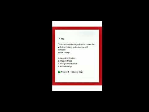 👉👉UGC NET Paper-1 Logical Reasoning | Fallacy Top Questions 2025 👈👈