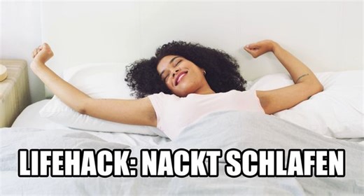 Darum ist es gesund: Nackt schlafen
