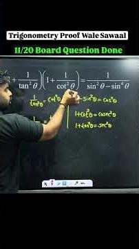 D-11 Standard 10th maths chapter number 8 | trigonometry class 10 revision #cbse2026 #boardexam2026