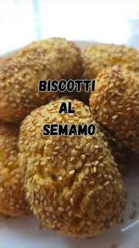 BISCOTTI AL SESAMO Ricetta facilissima 👨‍🍳 #sicilia #biscotti provali🤤 Iscriviti al canale.