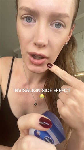 INVISALIGN SIDE EFFECT - wear Vaseline #trendingshorts #invisalign #braces #invisalignjourney