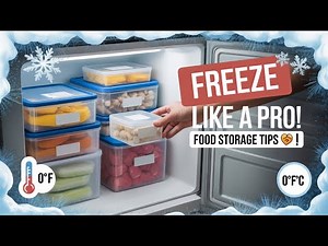 How to Store Food in Deep Freezer Like a Pro!