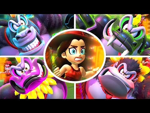 Defeating King K. Rool with Different Bananza Forms in Donkey Kong Bananza