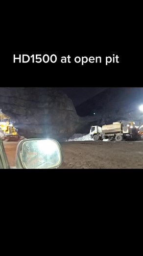 mining operation at open pit