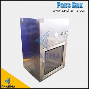 [Hot Item] Lab Interlocking Laminar Flow Box Static Passbox Interlocking Pass Box Pharma GMP Pass Box