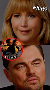 Leonardo DiCaprio refuses to watch TITANIC? 😂 #leonardodicaprio #jenniferlawrence