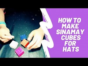 HOW TO MAKE SINAMAY CUBES FOR YOUR FASCINATORS | DIY Tutorial video on hat making