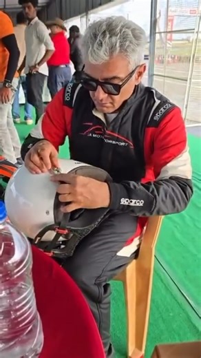 Ajith Redant Racing Team’s Fire Start–Barcelona Track la Thunder Run!⚡🔥#Ajith #AjithKumar #Ak #Ak64