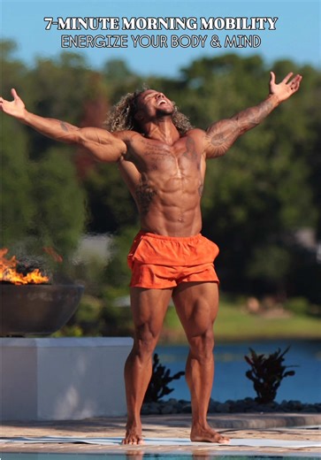 Your body’s been trying to speak to you. This is how you listen. 🌊☀️🔥 This 7-minute mobility flow isn’t just movements, it’s a full-body reset rooted in Ancient Eastern Energy Philosophy. Your lymphatic system, your fascia, your joints don’t need more pressure. They need to be unlocked. Here what we move through: ♻️ LYMPHATIC LEAPS: wake up your body’s drainage system 🌐 ROUND THE WORLDs: free your spine & shoulder capsule 🫀 SOMATIC TAPS: signal your nervous system to relax 🌀 TRUNK TWISTS: u