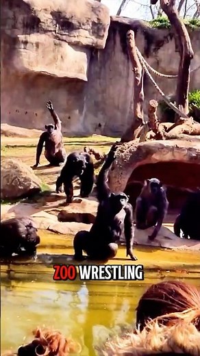 Funniest Chimp Moments Ever CAUGHT on Camera! 🐒😂 #shorts