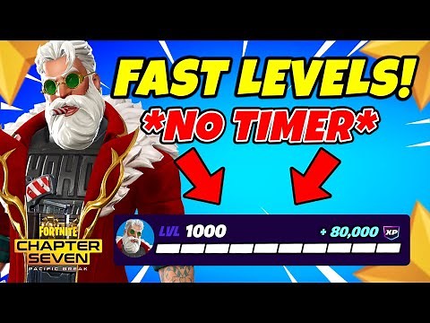 The BEST *NO TIMER* Fortnite XP MAP to LEVEL UP FAST in Chapter 7
