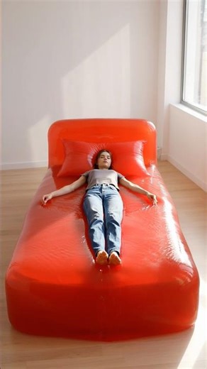 She Slept on a Jelly Bed 😳🍓 #aivideo #aivisual #fypシ #viralreel #1000subscriber #1million